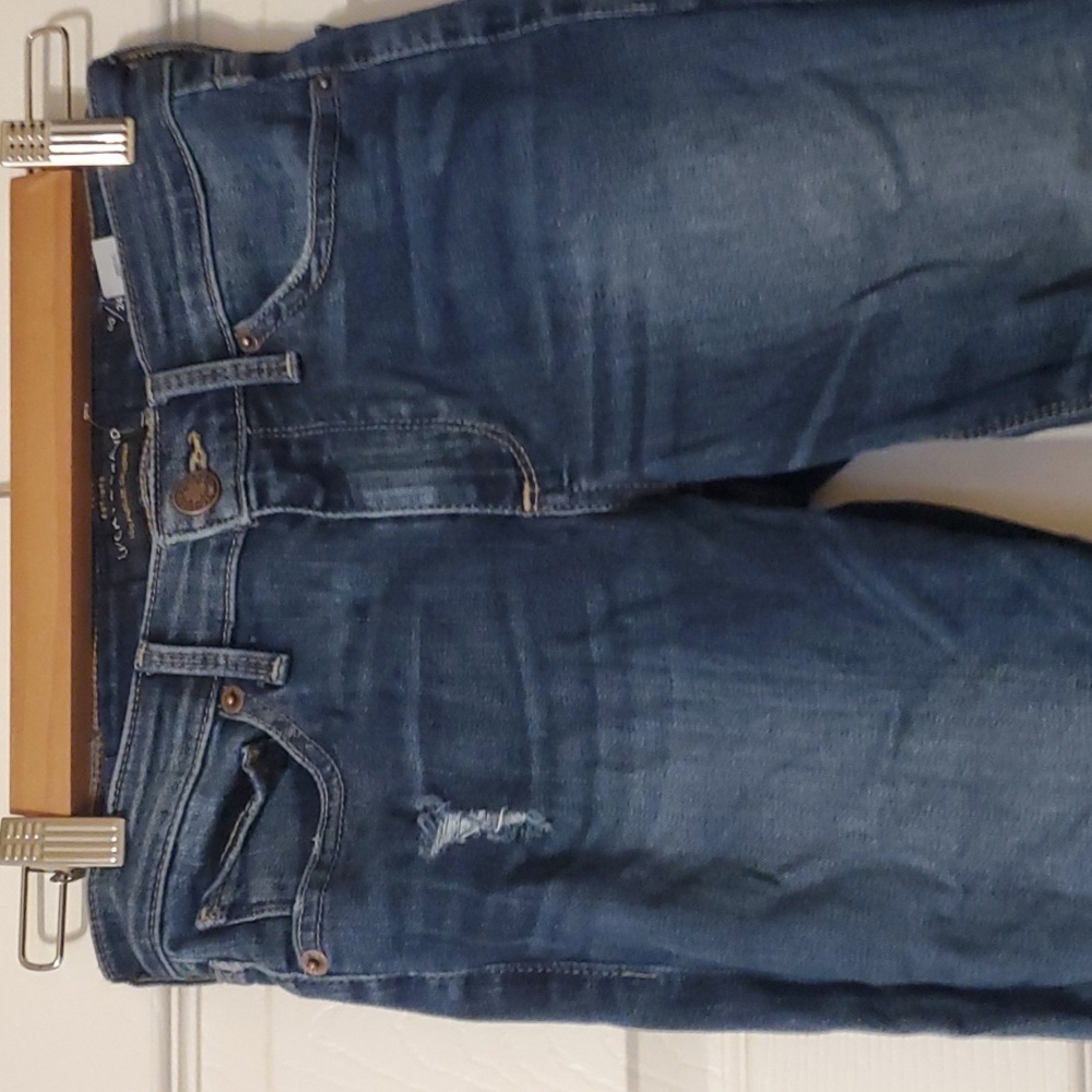 Lucky Brand Jeans Women's Size 00 24 Blue Skinny Jeans Ava Skinny Ankle Boho - Picture 6 of 12